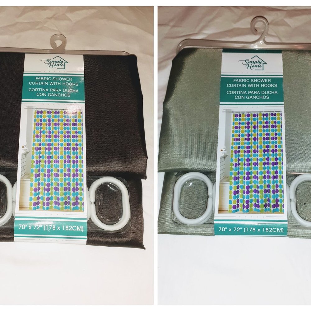 SALE 2 SHOWER CURTAINS 70""X72